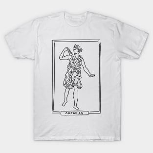 Artemisa Greek Goddess T-Shirt